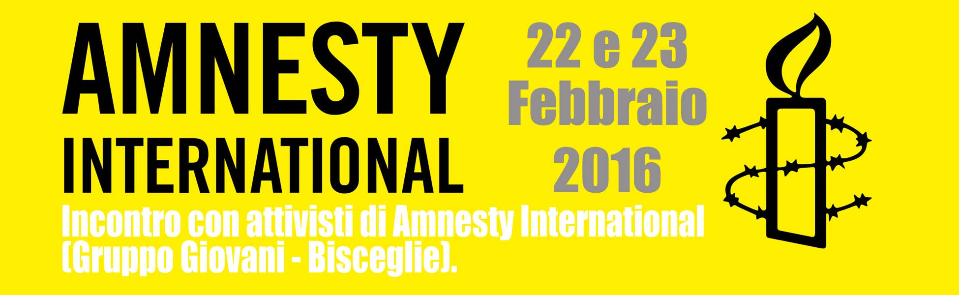 Incontro con i responsabili di Amnesty International